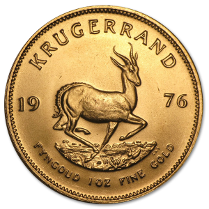 1oz krugerrand gold coin with bitcoin