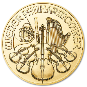 Gold Vienna Philharmonic 1/10 oz - image 1