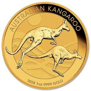Gold australian kangaroo 1oz - image 1