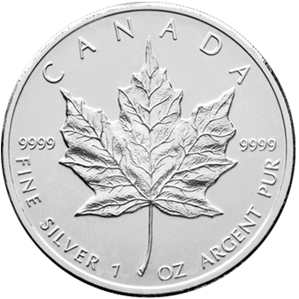 Silver Canadian Maple Leaf 1 oz - image 2