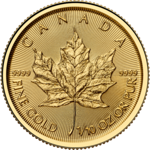 1/10 oz Canadian Gold Maple Leaf