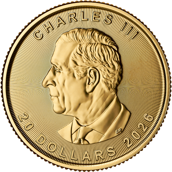 1/2 OZ CANADIAN GOLD MAPLE LEAF - Image 2