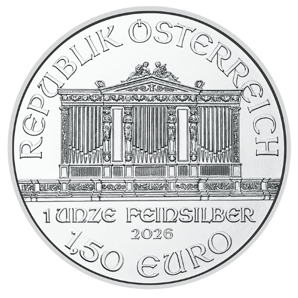 2026 1 OZ AUSTRIAN SILVER PHILHARMONIC