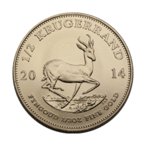 1/2 OZ SOUTH AFRICAN GOLD KRUGERRAND