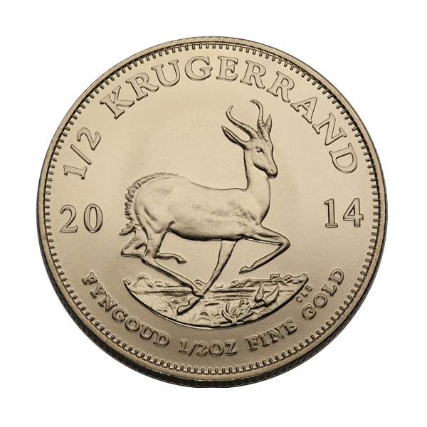 1/2 OZ SOUTH AFRICAN GOLD KRUGERRAND